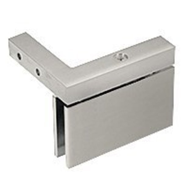 Brushed Nickel Cardiff Senior Wall Mount Offset Back Plate Hinge, Cr Laurence, Mfr#: SRCAR05LBN